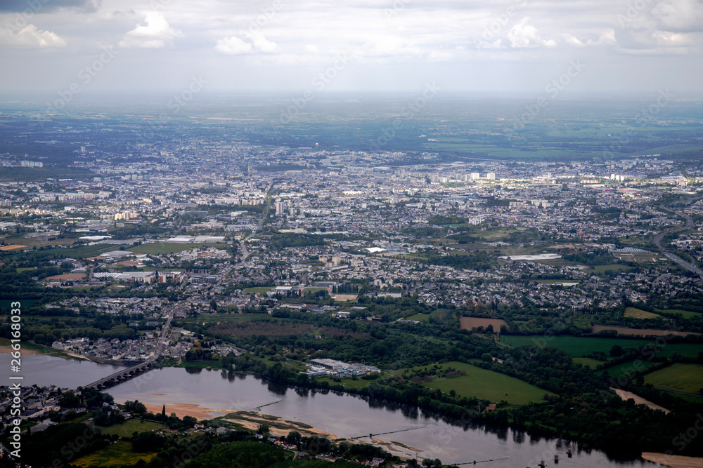 Fototapeta premium loire river close to Angers