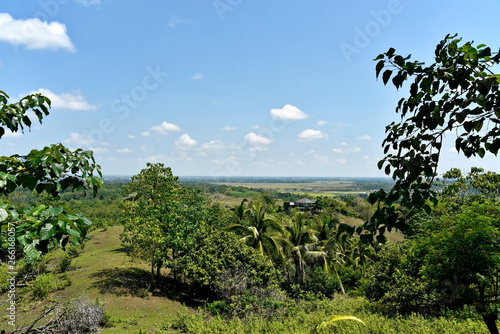 Santiago city, Isabela, Philippines skyline from and around Dariok hill at the day, top of the hill photo