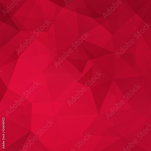 Abstract polygonal vector background. Red geometric vector illustration. Creative design template.