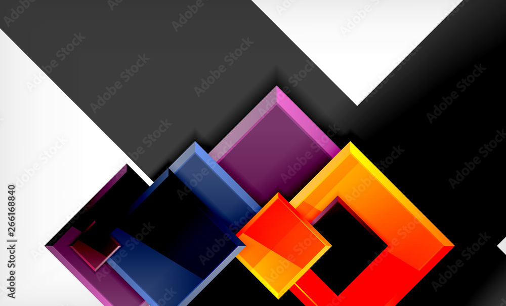 Colorful square and rectangle blocks background Colorful square and rectangle blocks background