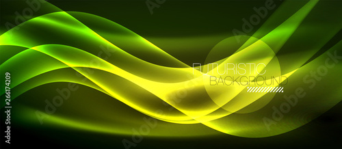 Neon light waves