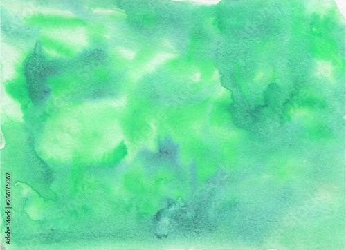 Texture watercolor green color for background or design.
