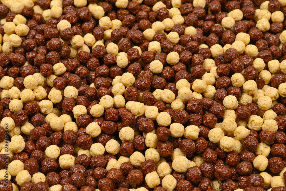 Chocolate corn flakes as a background. Chocolate corn flakes as a background.