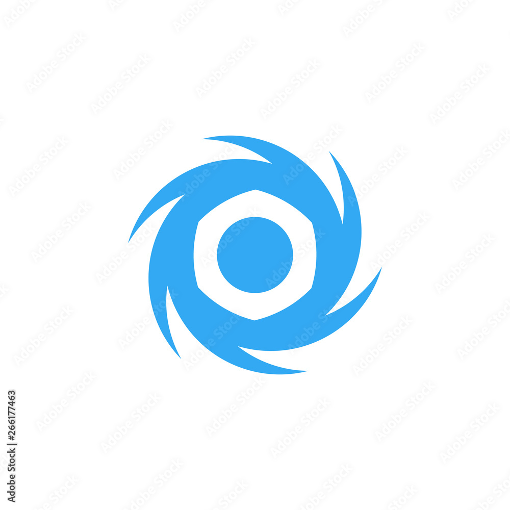 Vortex Vector Illustration Icon Logo for technology business health company with modern high end look Vortex Vector Illustration Icon Logo for technology business health company with modern high end look