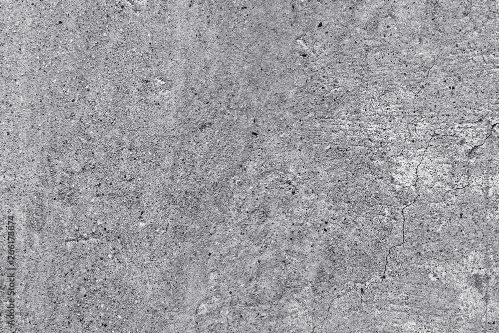 Fototapeta premium Texture of plaster on the wall. Gray background wall.