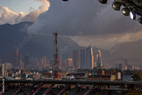 Dia nublado en Bogota