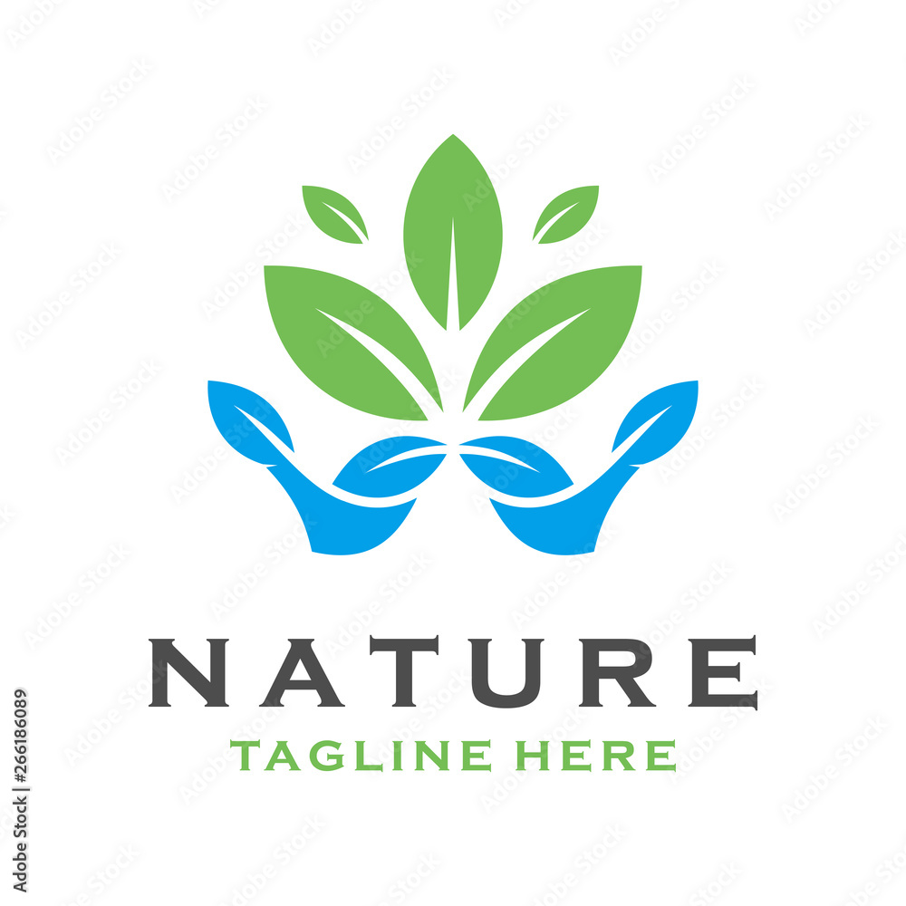 leaf logo design leaf logo design