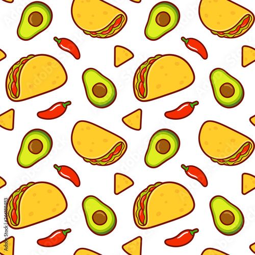 Mexican food pattern