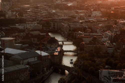 Berlin Fernsehturm Sonnenuntergang
