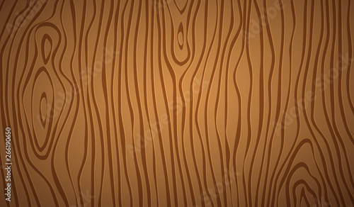 Dark brown wooden cutting, chopping board, table or floor surface. Wood texture. Vector illustration