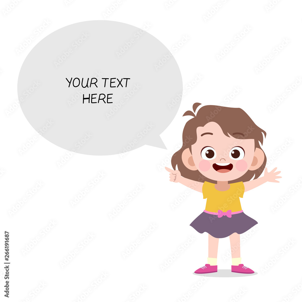 kid bubble chat vector illustration isolated kid bubble chat vector illustration isolated