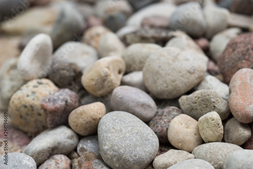 pebble stones on beach