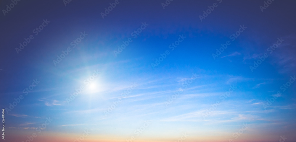 Fototapeta premium Colorful sky and sunrise