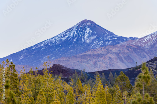 Pico del Teide is the highest peak in Spain. Tenerife, Canary Island.