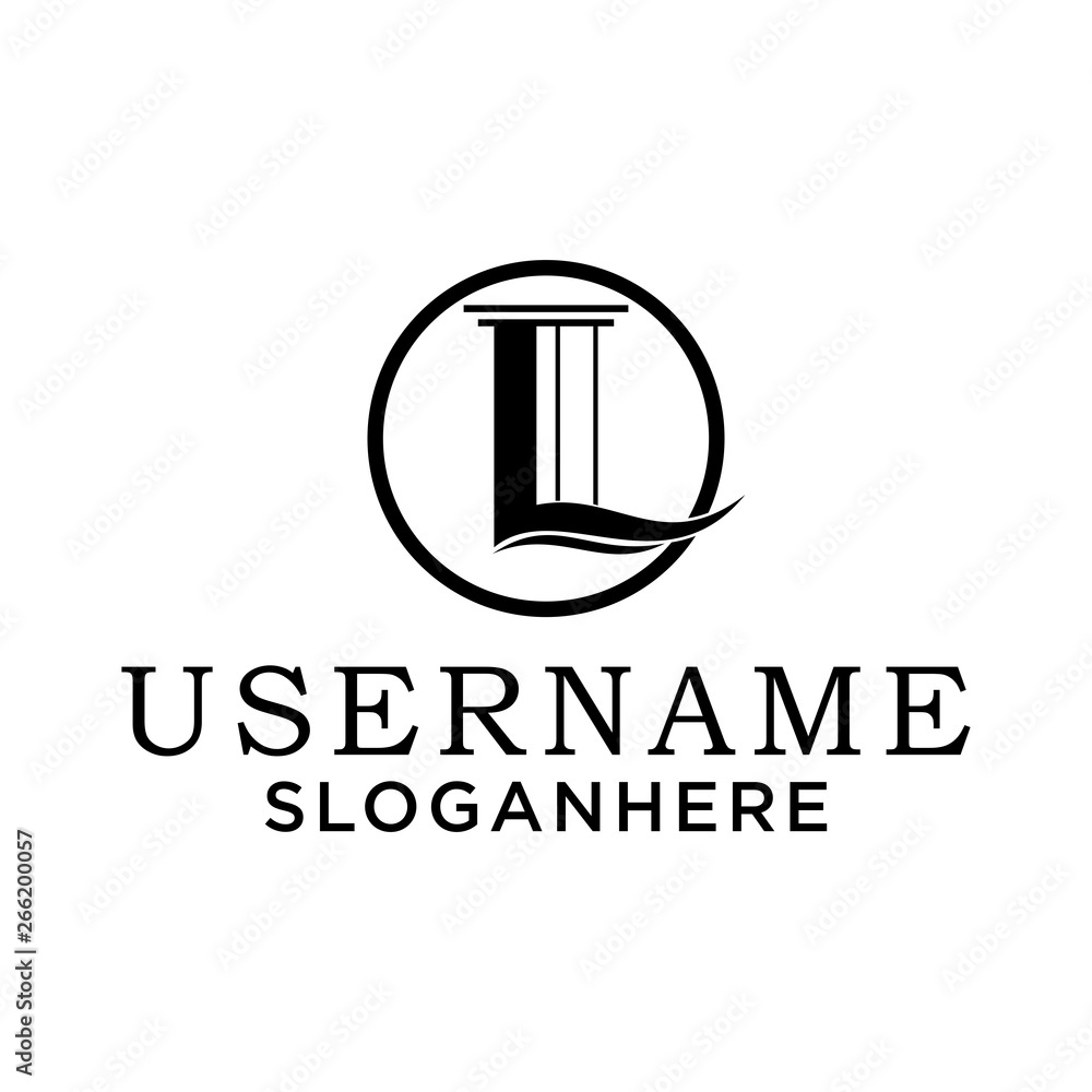 law logo concept black and white vector art law logo concept black and white vector art