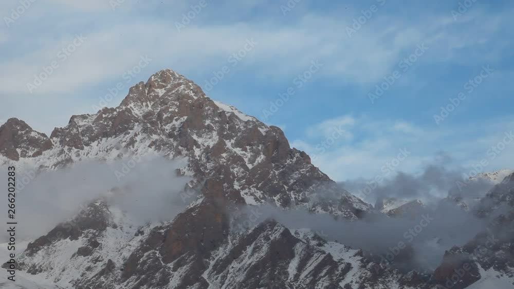 Mount Demirkazik view at Aladaglar National Park in Nigde, Turkey. Mount Demirkazik is the most famous mountain in Aladaglar. Mount Demirkazik view at Aladaglar National Park in Nigde, Turkey. Mount Demirkazik is the most famous mountain in Aladaglar.
