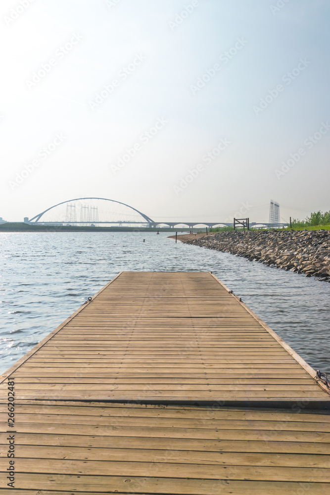 Obraz premium The Waal In Front Of Nijmegen