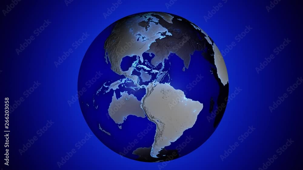 Blue transparent 3d animated earth showing the borders of the country Portugal with Azores and Madeira and the capital Lisbon in 4K resolution at day Blue transparent 3d animated earth showing the borders of the country Portugal with Azores and Madeira and the capital Lisbon in 4K resolution at day