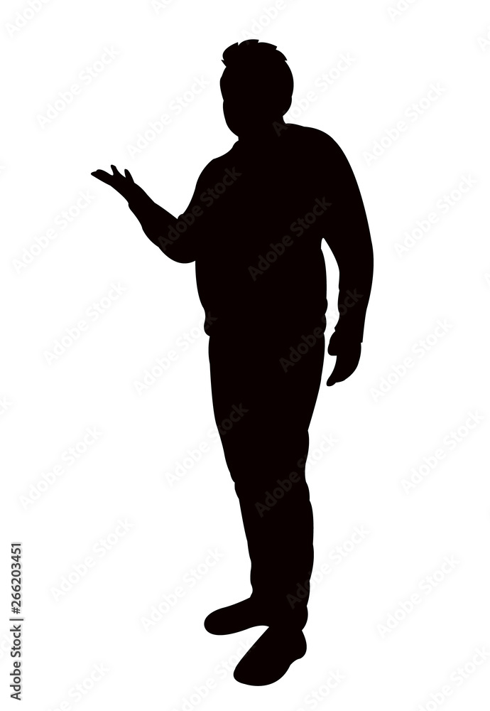 a man body silhouette vector a man body silhouette vector