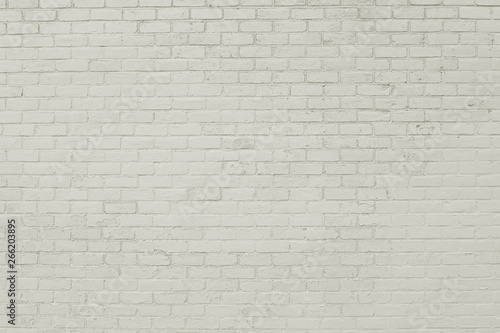 Old white brick wall background texture