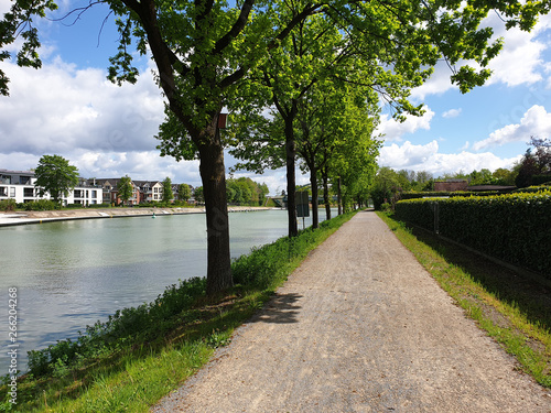 Entlang des Dortmund-Ems-Kanals in Senden in Westfalen