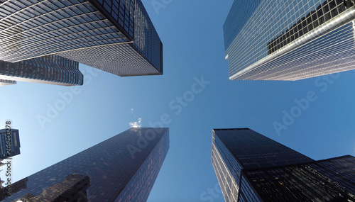 Cityscape Skyline Architecture Infrastructure of Commercial Entreprise Corporate Buildings