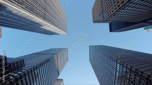 Cityscape Skyline Architecture Infrastructure of Commercial Entreprise Corporate Buildings