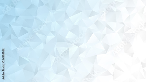 Light blue abstract polygonal background, vector illustration template