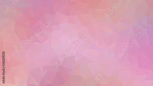 Light pink abstract polygonal background with triangle design, vector illustration template