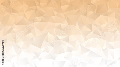 Light orange abstract low poly backgound for modern design, vector illustration template