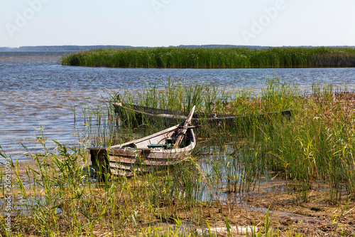 old wooden boat