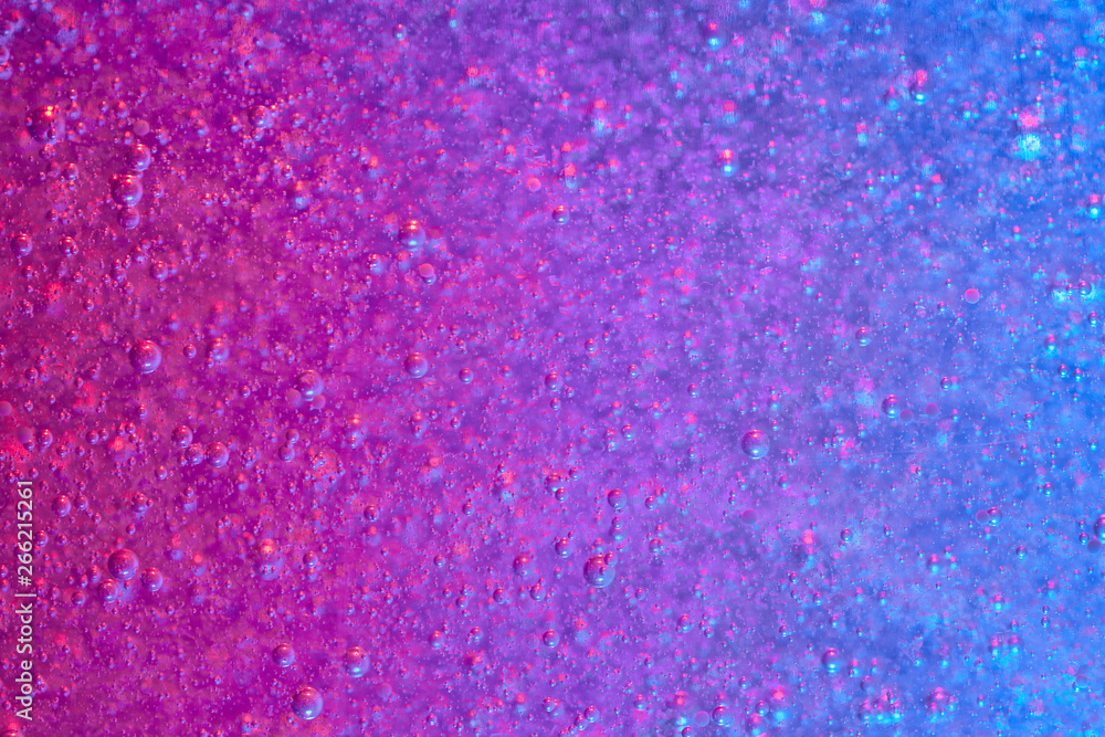 Obraz premium color gel with bubbles, background image