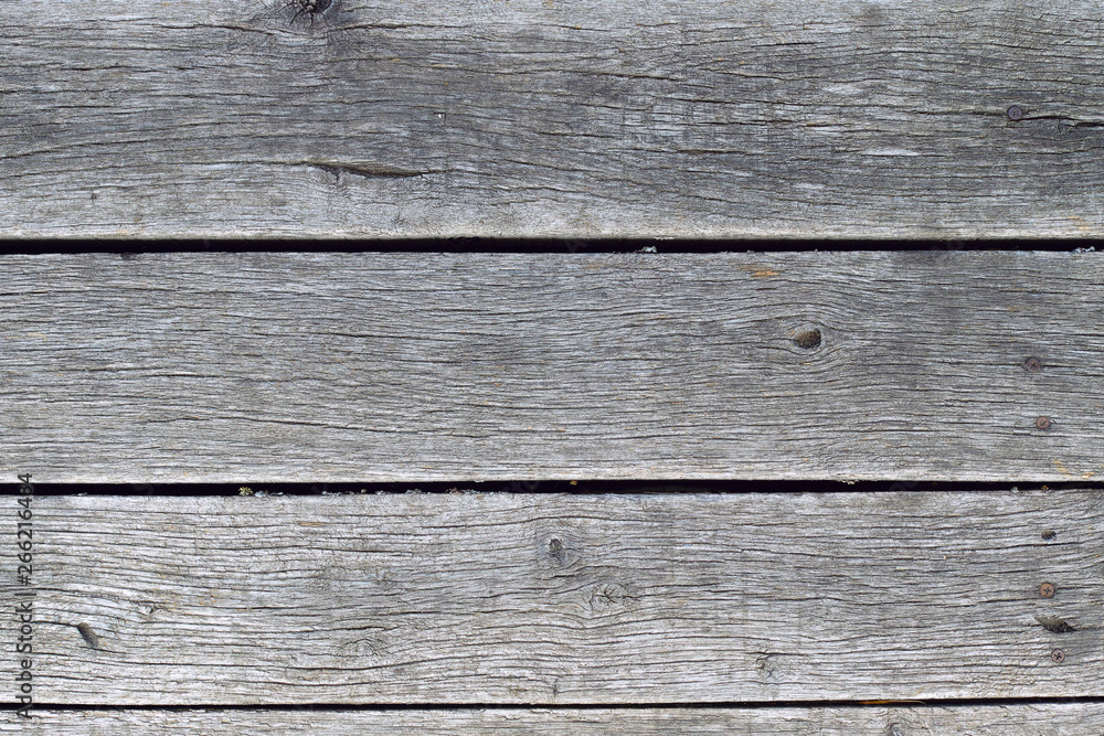 Fototapeta premium Aged wood plank floor