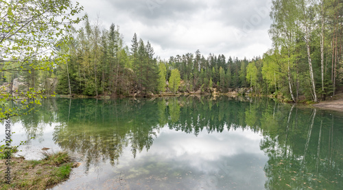 Jezioro Adrspaskie skalne miasto, Teplice nad Metuji