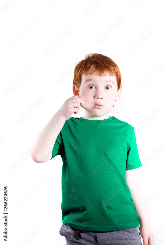 surprised five-year-old boy surprised five-year-old boy
