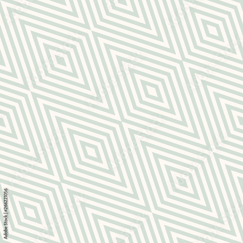 Retro vintage vector geometric seamless pattern with rhombuses, diagonal stripes