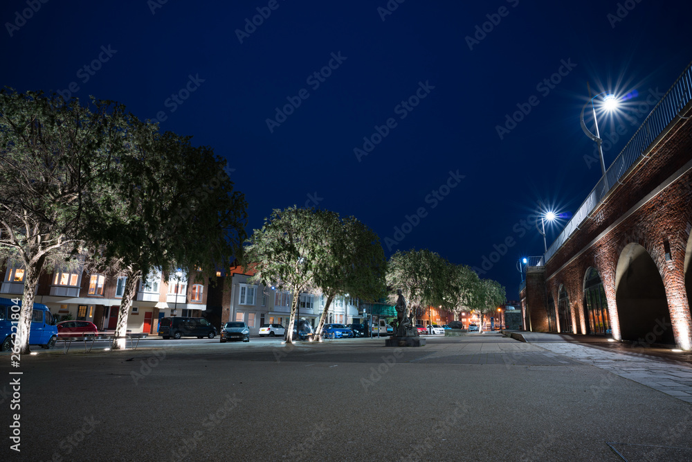 Old Portsmouth Street at Night, United Kingdom