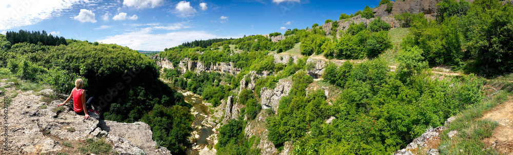 Landscape of Canyon Emen in Bulgaria, Europe 