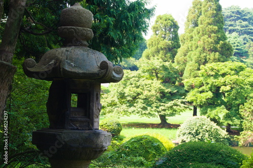 statue in garden