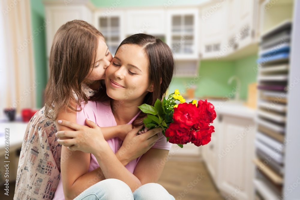 Happy Mother and daughter together Happy Mother and daughter together