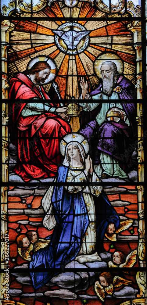Coronation of the Virgin, quebec cathedral
