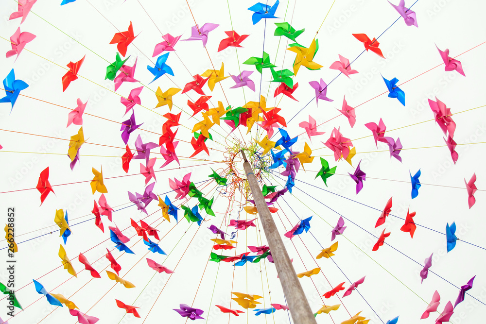Windmills of all colors Windmills of all colors
