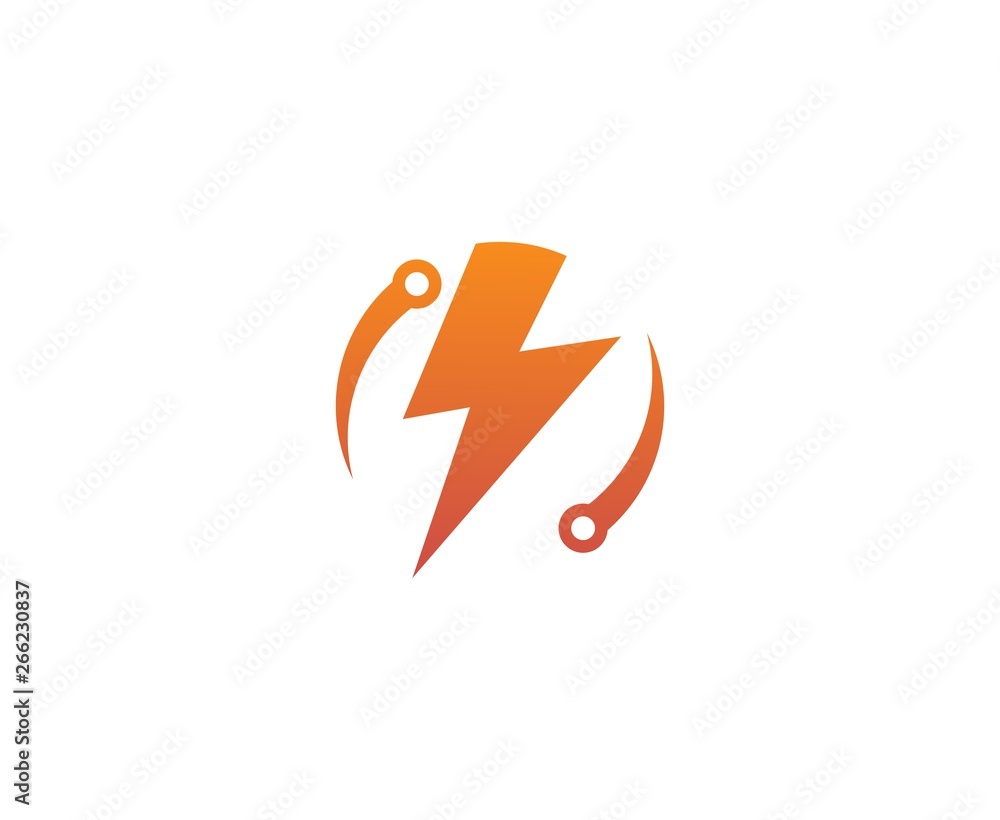 Obraz premium Thunder logo