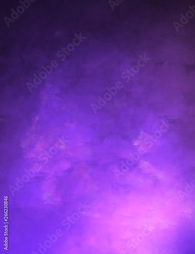 Purple smoke gradient background.