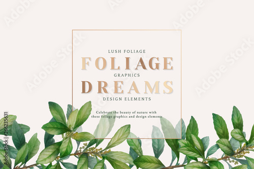 Nature foliage wallpaper