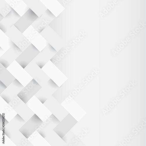 White 3D modern background design
