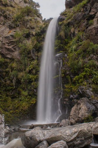 Tabaquillo Falls, in Merlo, San Luis, Argentina, a popular destination for trekking and adventure tourism photo