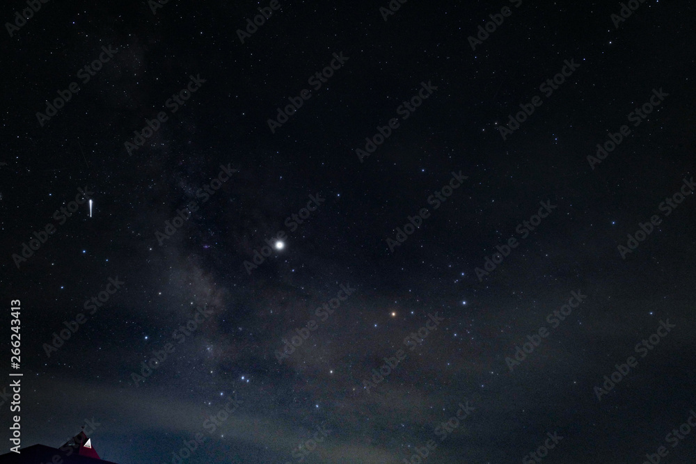 Fototapeta premium 美ヶ原高原の星空