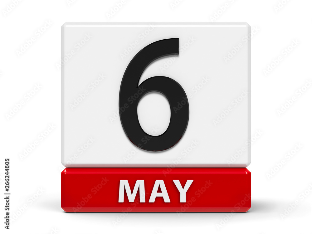 Cubes calendar 6th May Cubes calendar 6th May