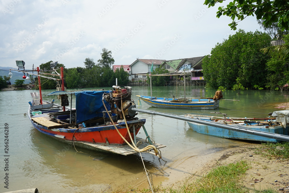 Naklejka premium Koh Samui boat